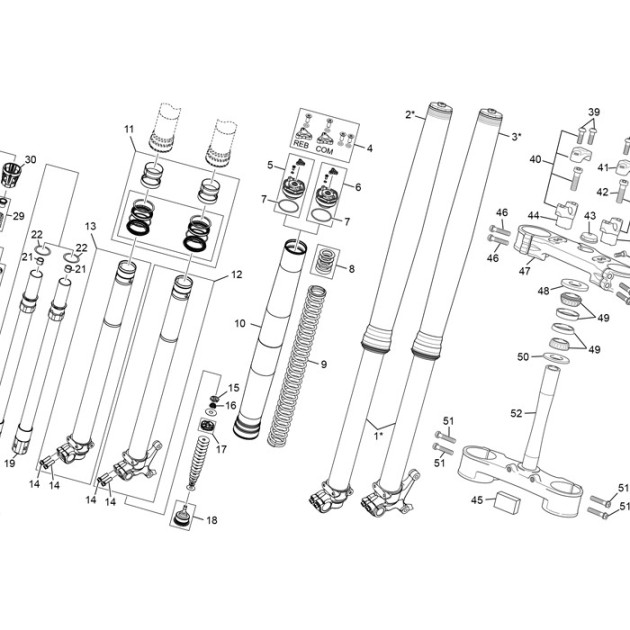 LEFT AXLE CLAMP TUBE CPL.