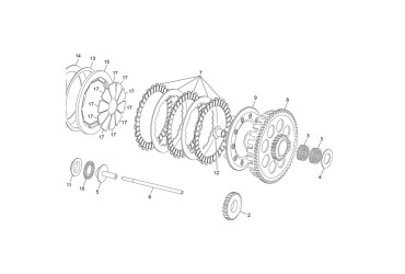 SPRING RETAINER ED -0.4 MM