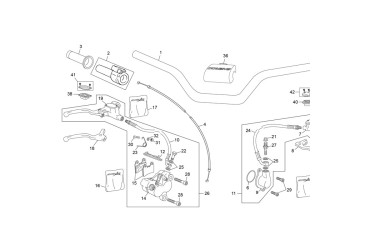 MASTER CYLINDER COVER KIT BRAKTEC  ALU GREY