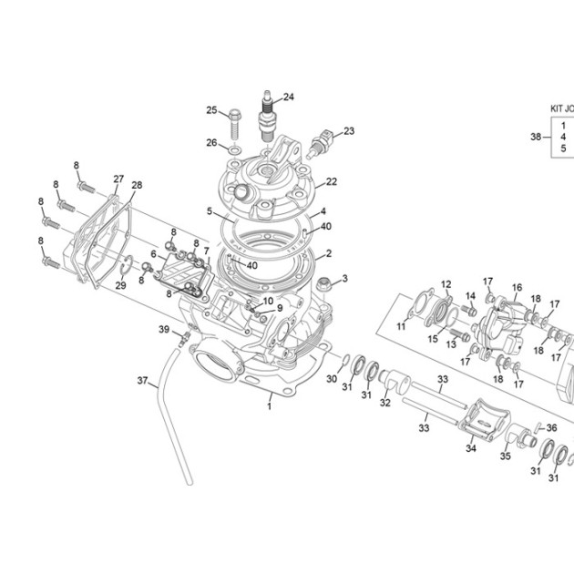 MAIN VALVE COVER 250 SE EVO