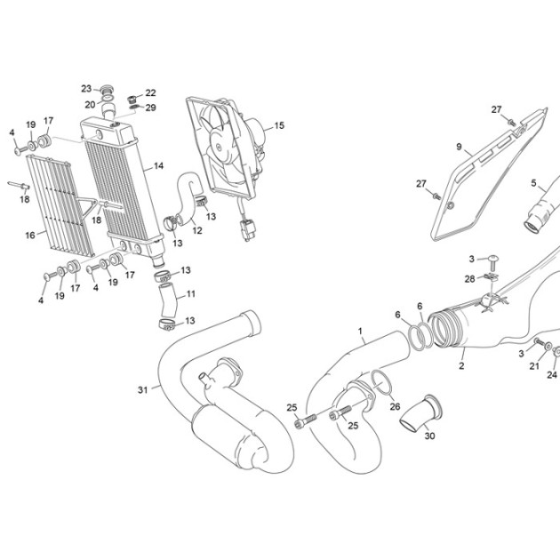 RADIATOR 2S SH18