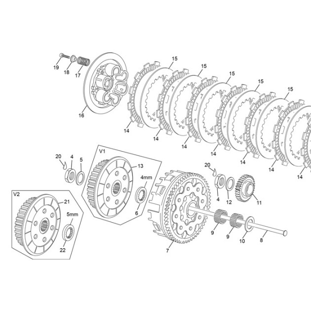 BOSS CLUTCH 250/300 SE