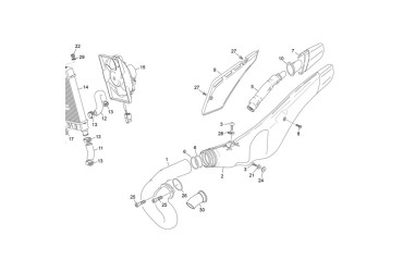 EXHAUST PIPE TR  250/300