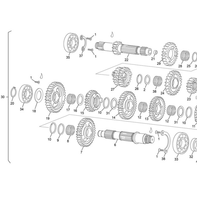 PINION SECOND 2 EME Z31