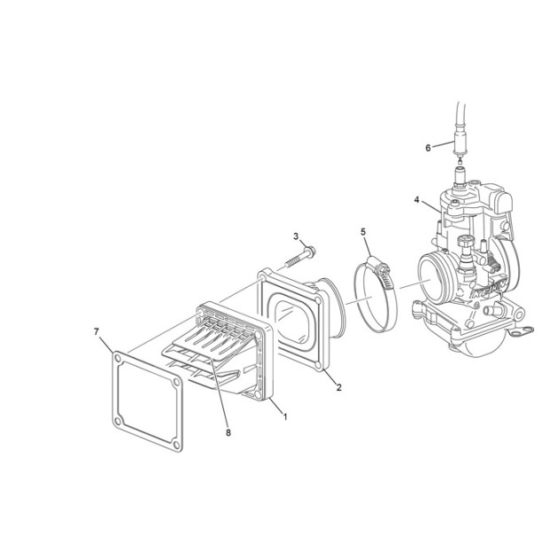 PETAL REEDS CASE 300 KIT 125 SE