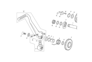 KIT REPARATION LEVER KICK