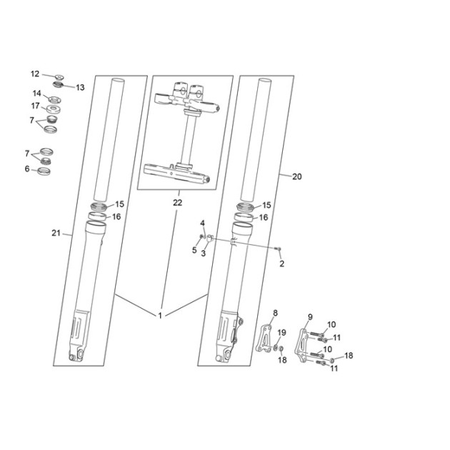 BRAKE CALIPPER SUPPORT SM BASE EVO