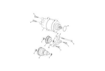 ASSY STARTER DRIVE KIT 250 / 300 SE EVO