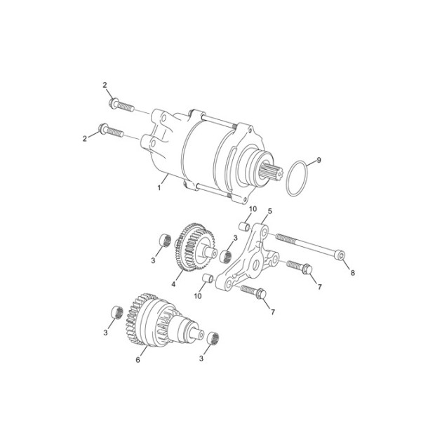 ASSY STARTER DRIVE KIT 250 / 300 SE EVO