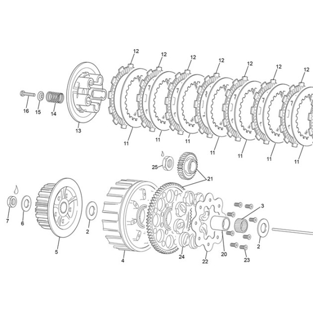 CLUTCH BASKET 125 SE