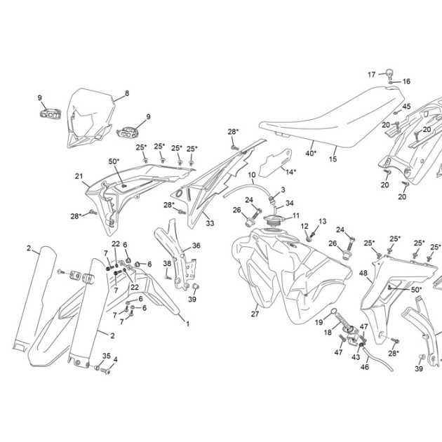 RADIATOR SIDE PANEL R  END IPD FACTORY 2018