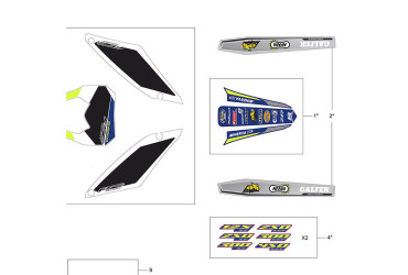 PRODUCTION FACTORY STICKER  KIT SE SEF 2018