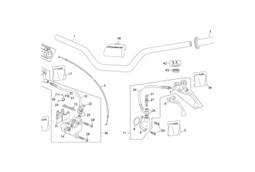 FRONT BRAKE GROUP COMPLETE BRAKTEC SH F 18