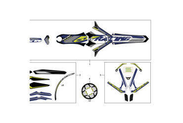 KIT BLISTER STICKERS ACCESSORY TR 18 SH