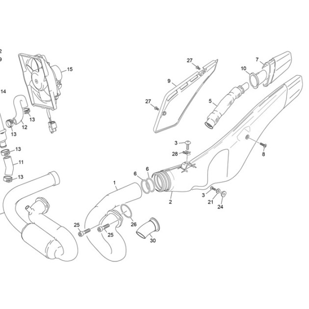 EXHAUST PIPE TR