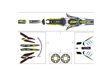 KIT BLISTER STICKERS PROTECTION TR 18 SH F