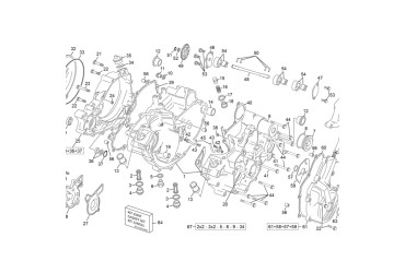 CLUTCH COVER GASKET 250/300 SEF FL