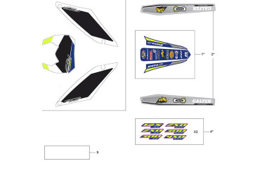 250 SE FACTORY STICKER END 2018