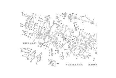 INJECTED CLUTCH COVER 250/300 SEF FL 250 END