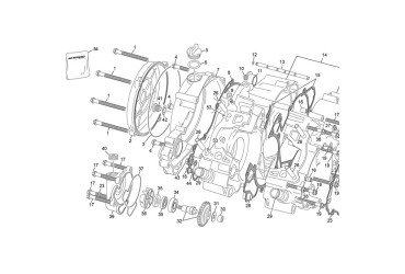 WATER PUMP AXLE GEAR 125 SE SET