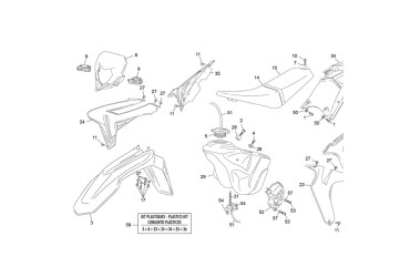 RADIATOR SIDE PANEL R BLACK END EVO