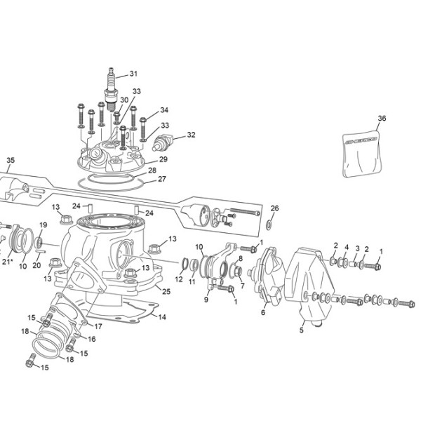 CYLINDER 125 SE END SBS