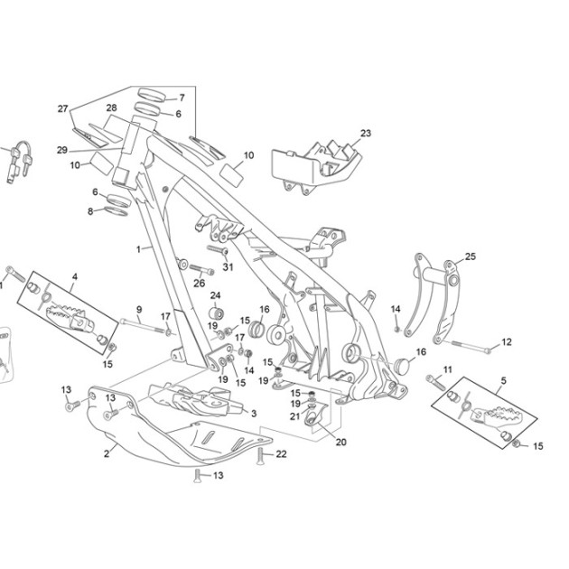 ENGINE SPACER XTY 125