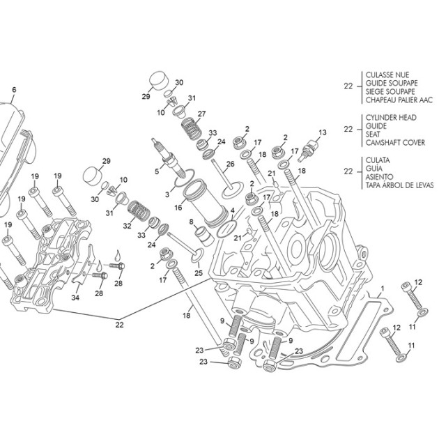 CILINDER HEAD GASKET END 480