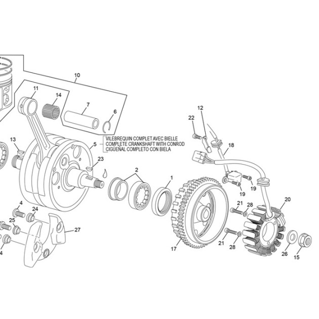 INGNITION STATOR WITH CPS 125 SE SYN