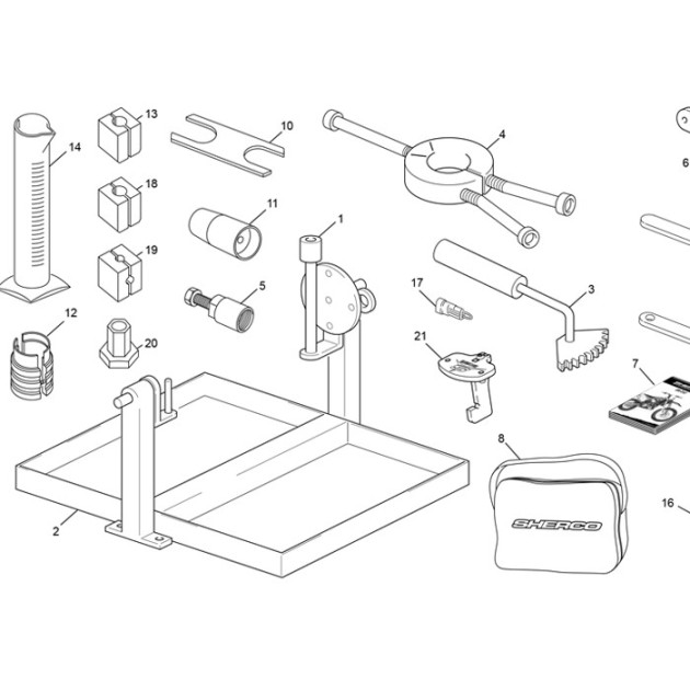 PISTON ROD HOLDER