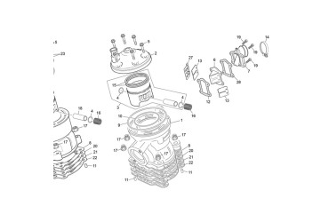 CYLINDER HEAD 2.5 TR BLACK 19