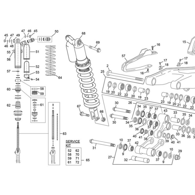 SHOCK SPRING 54 N