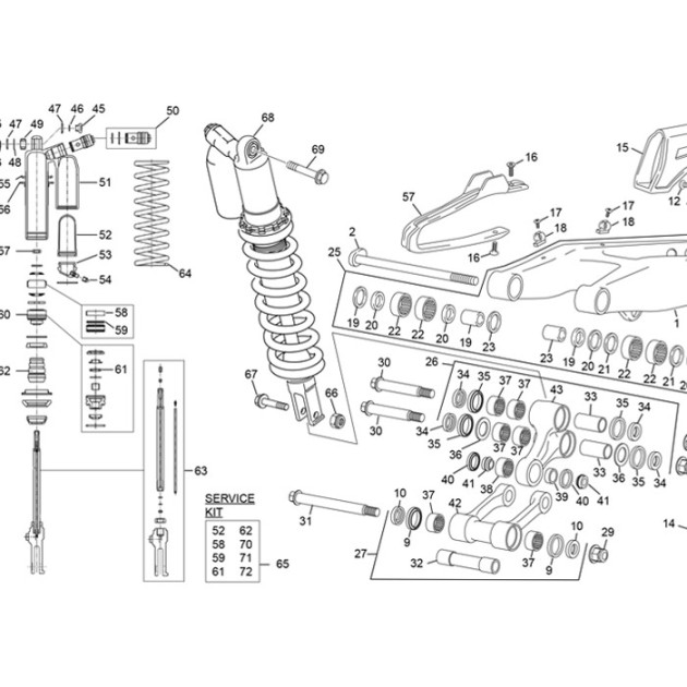 SERVICE KIT SHOCK