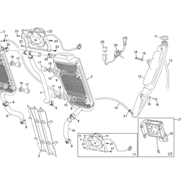 FAN BRACKET INOX