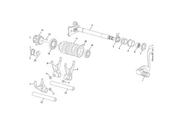 SELECTOR DRUM 250 2T END LIGHT