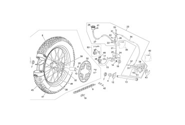 CHAIN  126 M-428 TY125 HOMO