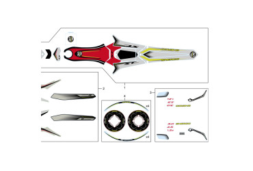 KIT BLISTER STICKERS PROTECTION TR 19 SH 20a