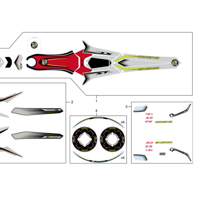 KIT BLISTER STICKERS PROTECTION TR 19 SH 20a