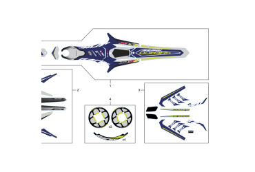 KIT BLISTER STICKERS ACCESORIES TR 20 SH