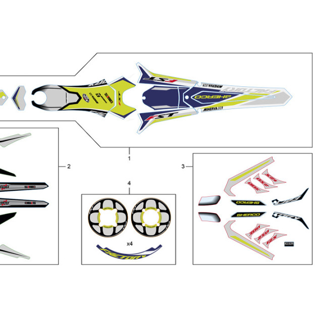 KIT BLISTER STICKERS ACCESORIES TR 20 SH F