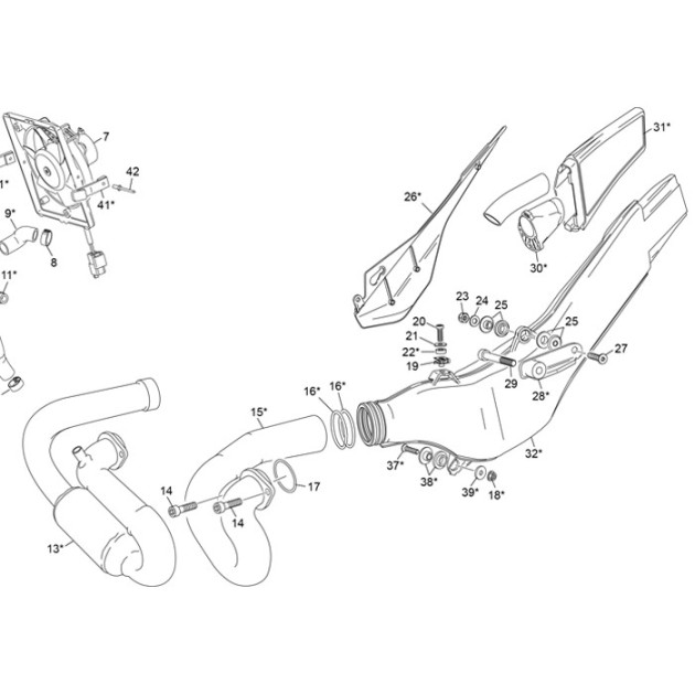 EXHAUST PIPE SC ST 23