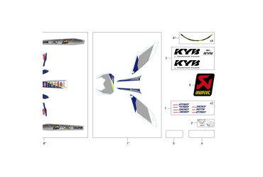 450 SEF FACTORY STICKER END 2020