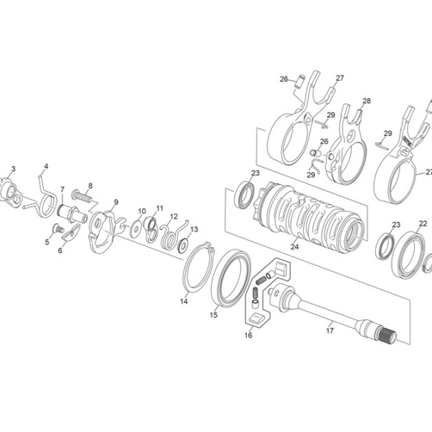 SHIFTING LOCATOR SPRING