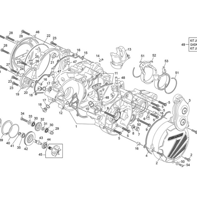 CRANCKCASES SET SH133