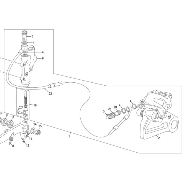 REAR BRAKE SYSTEM ASSY SE SEF EU 4