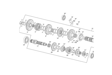 GEAR CLUTCH SHAFT