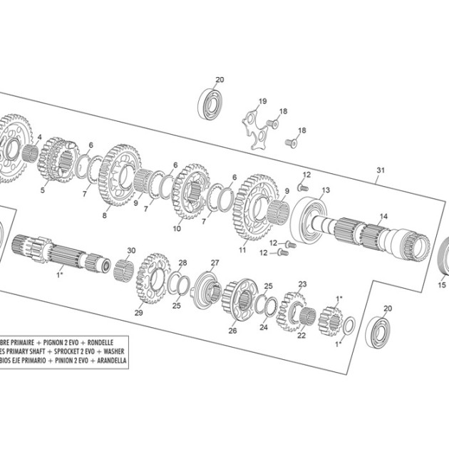 PINION SECOND 4EME