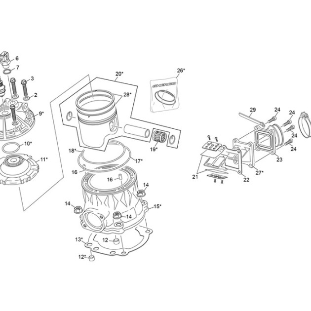 PISTON CPL 300 TR "A" SC ST 23