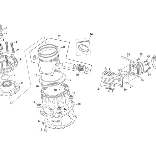 PISTON CPL 250 TR "A" SC ST 23