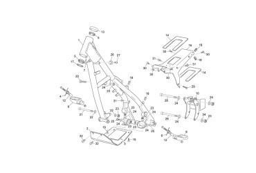 RUBEER TANK HOLDER END 450